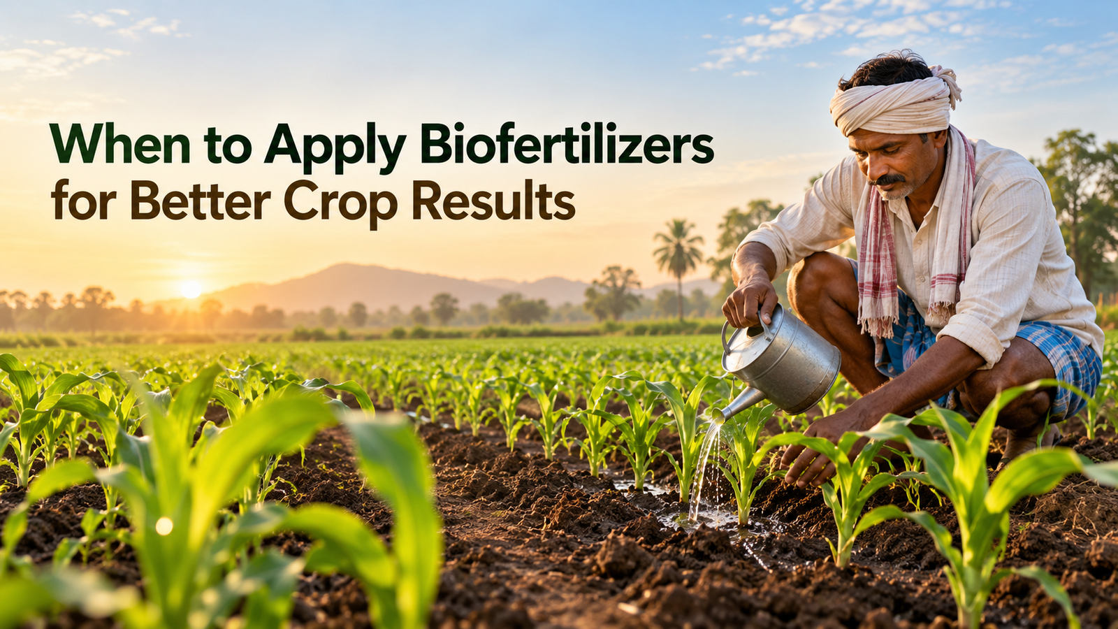 When to Apply Biofertilizers for Better Crop Results