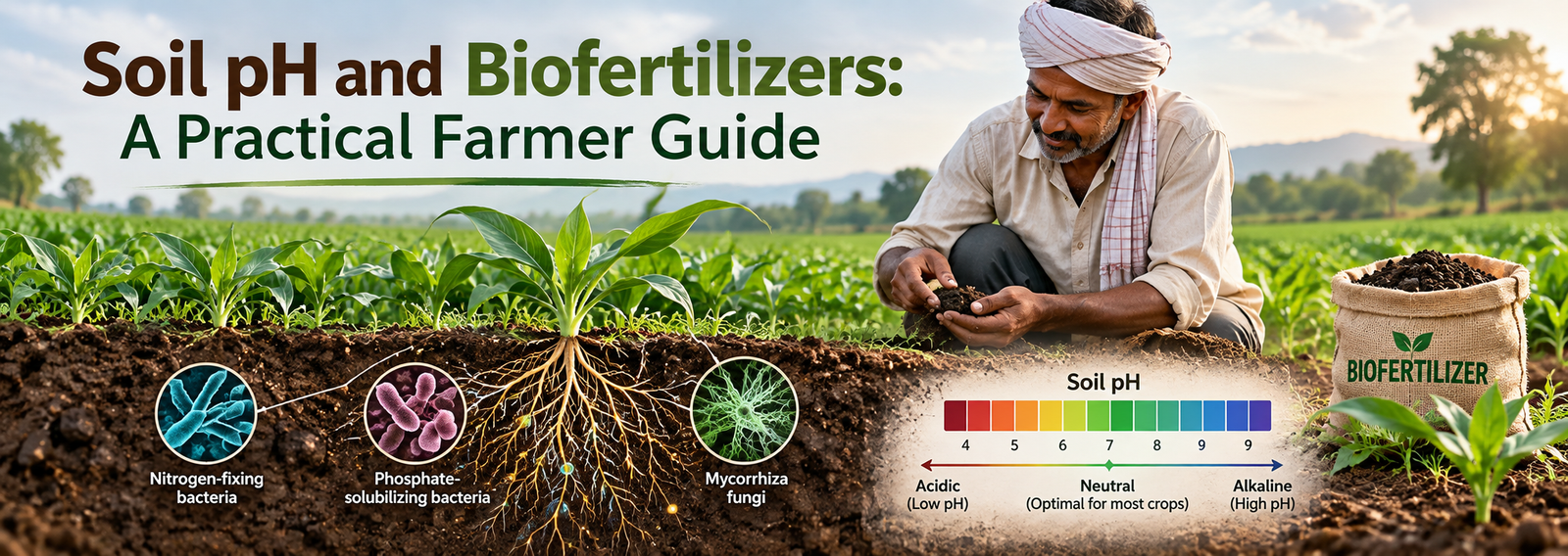 Soil pH and Biofertilizers: A Practical Farmer Guide